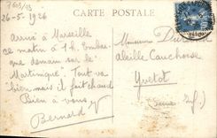 CPA Marseille Eglise des Reformes et Monument des Mobiles 