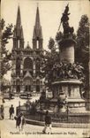 CPA Marseille Eglise des Reformes et Monument des Mobiles 