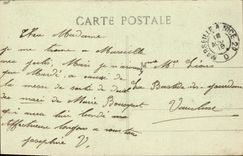 CPA Marseille Courrier sortant de la Joliette Bateau