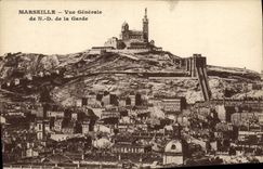 CPA Marseille Vue Generale de N D de la Garde 