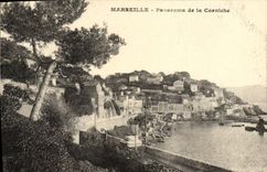 CPA Marseille Panorama de la Corniche