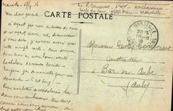 POSTAL Marsella de la VENDIMIA la cornisa y el profeta