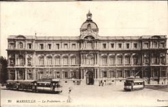 CPA Marseille La Prefecture Tramways