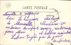 CPA Marseille La Prefecture Tramways