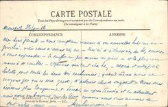 CPA Marseille Vue vers Notre Dame prise de la Grade Jetee