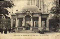 CPA Marseille Ascensers de de la garde la gare du depart