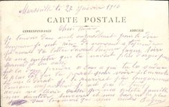 CPA Marseille Le quai de la Fraternite et la Cannebiere