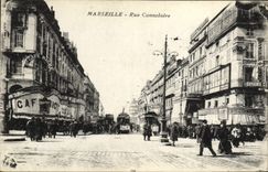 CPA Marseille Rue Cannebiere