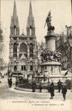 CPA Marseille Eglise des reformes et monument des mobiles