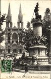CPA Marseille Eglise des reformes et monument des mobiles