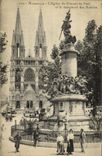 CPA Marseille L'eglise st vincent de paul et le monument des mobiles
