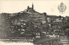 CPA Marseille ND de la garde vue generale