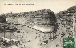CPA Marseille La rue de la republique