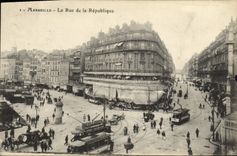 CPA Marseille La rue de la republique