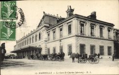 CPA Marseille La Gare St Charles Arrivee