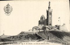 CPA Marseille ND De la garde la croix de mission