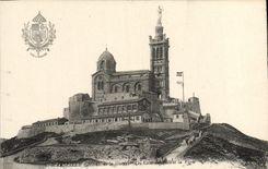 CPA Marseille ND de la Garde Les casernements et la vigie