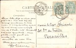 CPA Marseille L'Hotel de ville et le quai du port