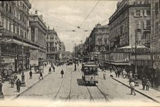 CPA Marseille La cannebiere Tramway