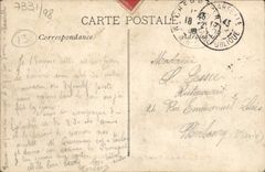 La POSTAL Marsella de la VENDIMIA entró del transporte del puerto viejo y del puente