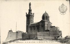 CPA Marseille ND De la garde la basilique 