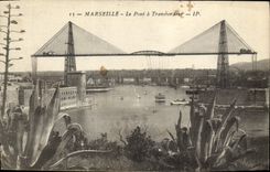 CPA Mareseille Le pont a transbordeur
