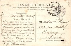 CPA Marseille Palais de justice et statue de Berryer Nourrices