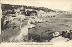 CPA Marseille Panorama der la corniche