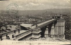 CPA Marseille Panorama pris de ND de la garde