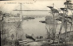 CPA Marseille Entree du vieux port