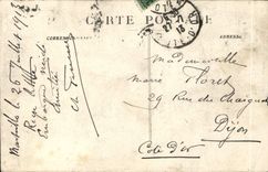 CPA Marseille Poits et cour interieure du chateau d'lf