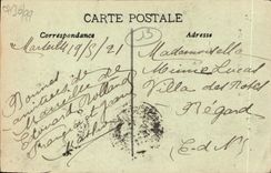 CPA Marseille collection du chateau d'lf mort de l'abbe faria