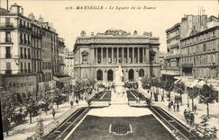 CPA Marseille Le Square de la Bourse