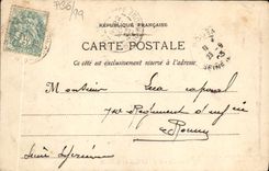 CPA Marseille Le quai de la Joliette Bateaux Tramway