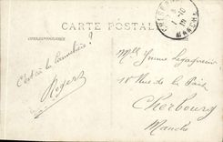 CPA Marseille La cannebiere vue du quai de la fraternite