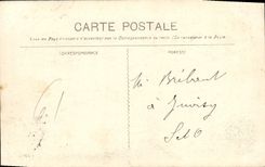 POSTAL Marsella de la VENDIMIA una esquina de los barcos portuarios