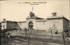 CPA Marseille Exposition coloniale 1906 Palais de la mer