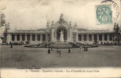 CPA Marseille Exposition coloniale 1906 Vue d'ensemble du grand palais