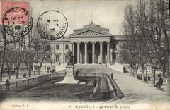 CPA Marseille Le palais de justice