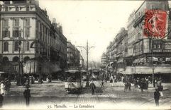 CPA Marseille La cannebiere Tramway