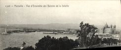 CPA Marseille vue d'ensemble des bassins de la Joliette
