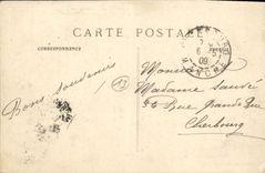 La POSTAL Marsella de la VENDIMIA entrada del puerto viejo y del puente tiene transportador