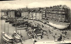 CPA Marseille Le quai du port