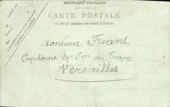 POSTAL Marsella de la VENDIMIA la cornisa vista del restaurante de Roubion