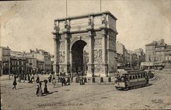CPA Marseille La porte d'Aix Tramway