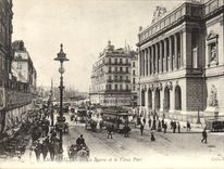 CPA Marseille La bourse et le vieux port Tramways