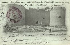 CPA Marseille Le Chateau d'If Entree des prisons