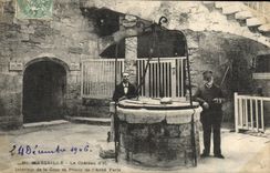 CPA Marseille Le Chateau d'If Interieur de la cour et prison de l'abbe Faria 