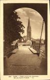 VINTAGE POSTCARD Caen the Church Saint Pierre Levis Bridge Of the Castle