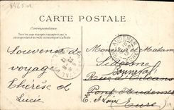 VINTAGE POSTCARD Caen Detail of the apse of the Church Saint Pierre